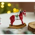 thumbnail image 2 of Horse Ornaments for Christmas Tree, Ongmies Christmas Rocking Horse Ornament - Decorative Hanging & Tabletop Figurine for Holiday Decor, Christmas Decorations Indoor, 2 of 5