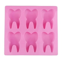 Rvaymup Silicone Mini Tooth Mold Handmade Soap Making Resin Casting Fondant Mould Chocolate Cake Decorating Tools Crafting DIY