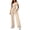 AM13_Beige, variant on Lumtrix 2 Piece Sets for Women Summer 2026 Spring Summer Ribbed Lounge Set Matching V Neck Crop Tops Wide Leg Pants with Pockets Airport Travel Outfits Army Green L