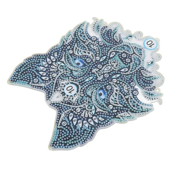 Rhinestone Painting Suncatchers, Rhinestone Painting Wolf Pattern Exquisite DIY For Office For Kids