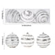 thumbnail image 3 of Conjunto de adornos para baile de Navidad | Caja de bolas colgantes decorativas rojas, doradas, blancas, rosas | Colgante de árbol de Navidad de plástico duradero | Paquete de 3 | Decoración, 3 of 6