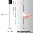 thumbnail image 4 of FSLiving Adjustable Height Track Pendnat Light J-Type Retractable Lift Track Dimmable LED Light Touch Dimmer Indoor Island Light Globe Accent 3 Colors Mini Up-Downlight Lamp, White - 3 Lights, 4 of 8