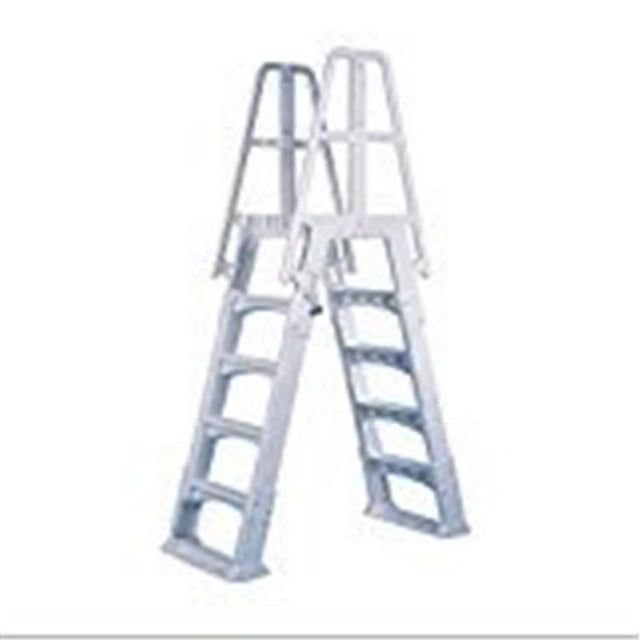 Vinyl Works Canada SLAW Slide Lock A Frame Above Ground Pool Ladder, White