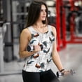 thumbnail image 6 of Uemuo Cool Chicken Pattern Workout Tank Tops for Women Breathable Moisture-wicking tank top Sleeveless Running Loose Fit Yoga Tops Active Shirts Sports Gym Exercise, 6 of 9