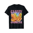 thumbnail image 1 of Camiseta estampada con gráficos de moda: meme divertido de Glizzy Gobbler, perrito caliente divertido, para amantes de Glizzy. Camiseta deportiva holgada 100 % algodón para hombre y mujer., 1 of 6