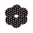 thumbnail image 7 of 15 Inch Round Placemats Set of 6, Valentine's Day Non Slip Heat Insulation PP Table Mats, Pink Bows Shining Stars Modern Black Washable Place Mats for Kitchen Dining Party Table Decor, 7 of 7