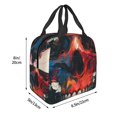 thumbnail image 3 of Easygdp Abstract Colorful Skull Art Bolsa Térmica Premium - Tela Oxford Impermeable, Gran Capacidad, Bolsillo Frontal, Unisex para Trabajo, Escuela, Actividades al Aire Libre y Picnics, 3 of 8