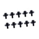 thumbnail image 1 of Tornillos de metal para orejetas de tambor Tornillo de tambor Pieza de tambor Juego de batería Gancho de garra de orejeta duradero Caja Negro, 1 of 9