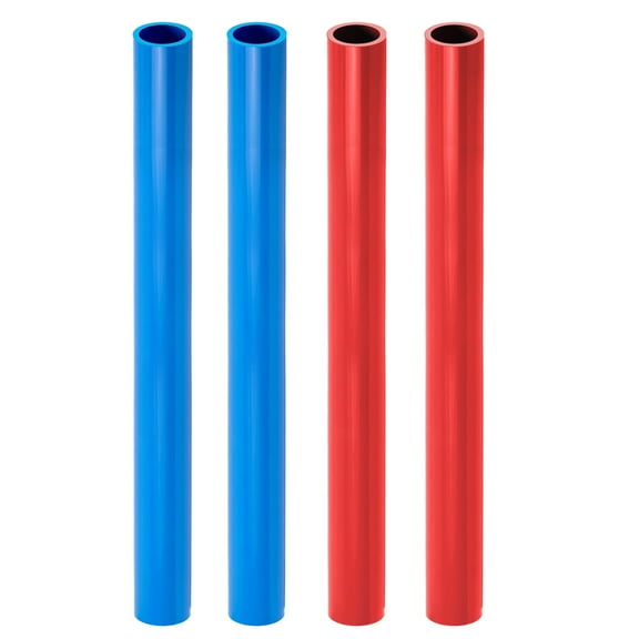 3/4" x 4 Ft PEX-B Tube Stick, Pack of 2 Red and 2 Blue Pex Tubing for Potable Water