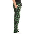 thumbnail image 2 of #followme Polar Fleece Pajama Pants for Men Sleepwear PJs (Simple Shamrock, 3X-Large), 2 of 3