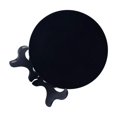 thumbnail image 1 of Langgg Disque Rond en Obsidienne Mini Noir Miroir Rond m Miroir de Dessin Noir m, 1 of 6
