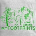 thumbnail image 3 of CafePress - Leave Nothing But Footprints Green Long Sleeve T S - Unisex Cotton Long Sleeve T-Shirt, 3 of 4