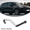 thumbnail image 3 of Manguera del radiador Unique Bargains Manguera de calefacción del radiador Manguera de salida del radiador Número 95B819332B para Porsche Macan 2018 Tubo de refrigerante de goma Negro 1 Pc, 3 of 6