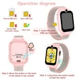 thumbnail image 4 of PTHTECHUS 1.54" Smart Watch for Boys Girls Smartwatch for Kids with Dual Camera Games Video MP3 Children Touch Screen Pink, 4 of 10