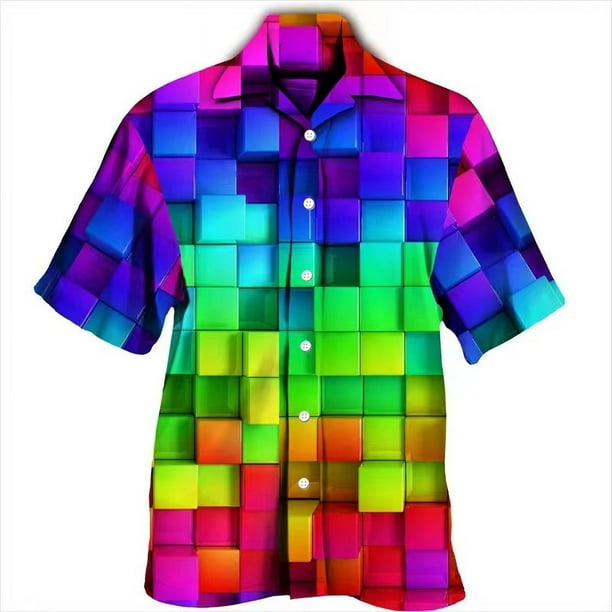 Camisa de hombre de otoño e invierno, traje de solapa, manga larga, a cuadros de lujo, informal, para exteriores, festival, fiesta, top suave y cómodo