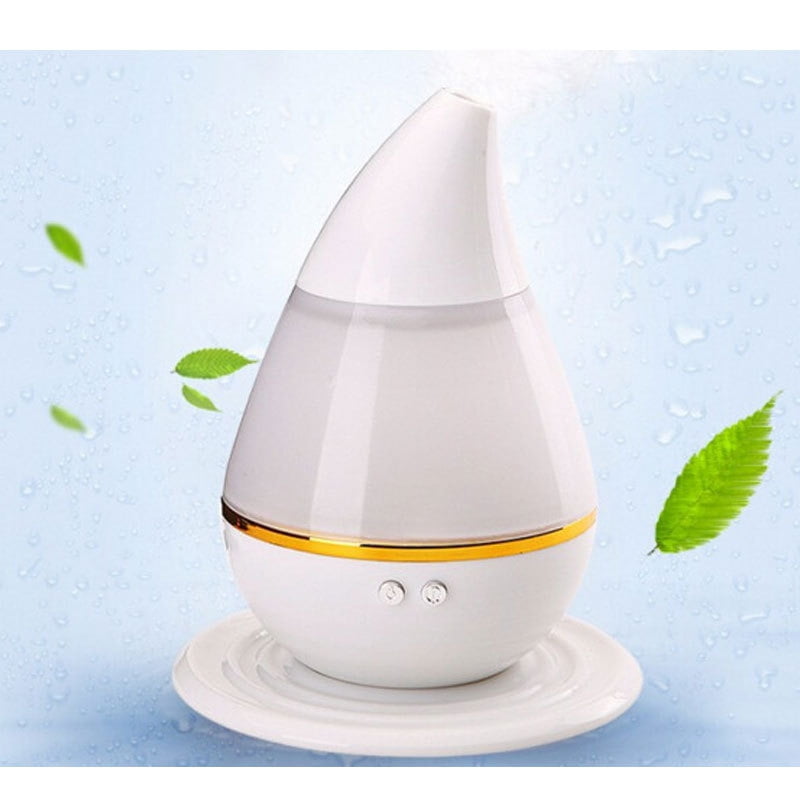 Urase Air Humidifier 1500 ml Ultrasonic Aroma Oil Diffuser with LED Colour Changing Night Light Aromatherapy Diffuser Air Purifier for Bedroom Living Room Office Yoga 14x15x26.5cm White