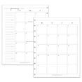 BetterNote 2025 HOURLY Calendar Refill for Disc Notebooks, Fits