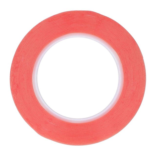 High quality PET red double-sided adhesive tape, double-sided removable adhesive 10mm