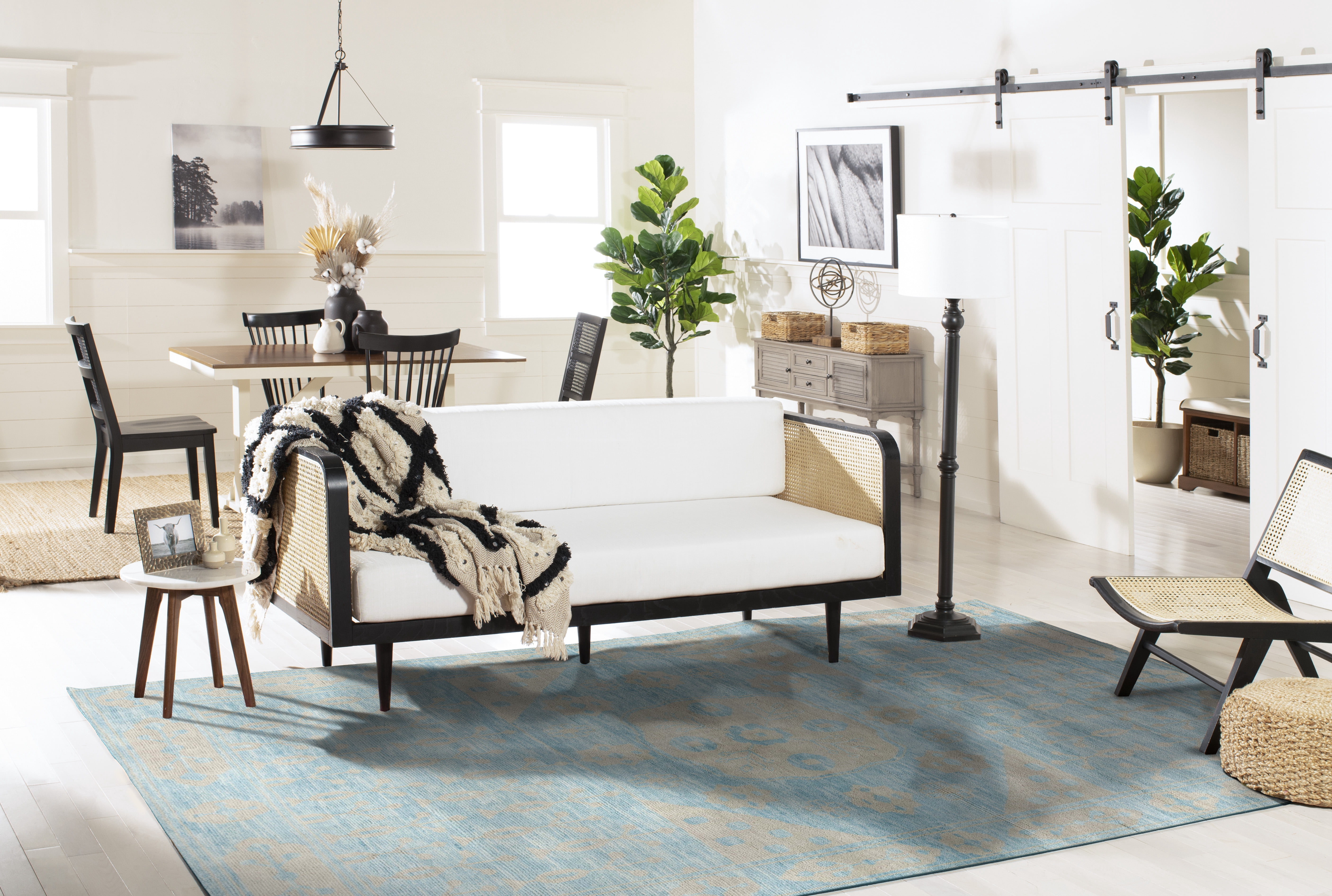 Safavieh Kenya Magdalena Geometric Area Rug, Blue, 3' x 5'