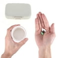 thumbnail image 4 of Unique Bargains 1 Pc 6 Grids Single Layer Pill Box for Travel Beige, 4 of 6