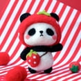 thumbnail image 1 of Kit Needle Felting Kit DIY Handmade Wool Pedant Materials Cartoon Panda Shape for Beginners, 1 of 5