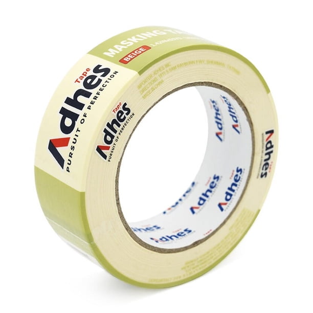 Cinta De Enmascarar Adhes Uso General Beige 36Mm x 50.27M Caucho 1 1/2"