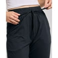 thumbnail image 5 of Real Essentials 3-Pack: Women's Capri Open Bottom Soft Sweatpants with Drawstring (Available in Plus Size), 5 of 7