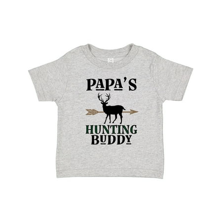 

Inktastic Papa Hunting Buddy Bow Hunter Outfit Gift Toddler Boy or Toddler Girl T-Shirt