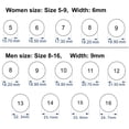 thumbnail image 2 of OUNONA 4Pcs Mens Silicone Wedding Rings Flexible Bands for Construction Military and Manual Labor, 2 of 3