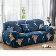 NEWEEN Sofa Cover High Stretch Elastic Fabric 1 2 3 Seater Sofa Slipcover Chair Loveseat Couch Cover Polyester Spandex Furniture Protector Cover with 1 Pillowcase (3 Seater, Pattern #Wildflower)