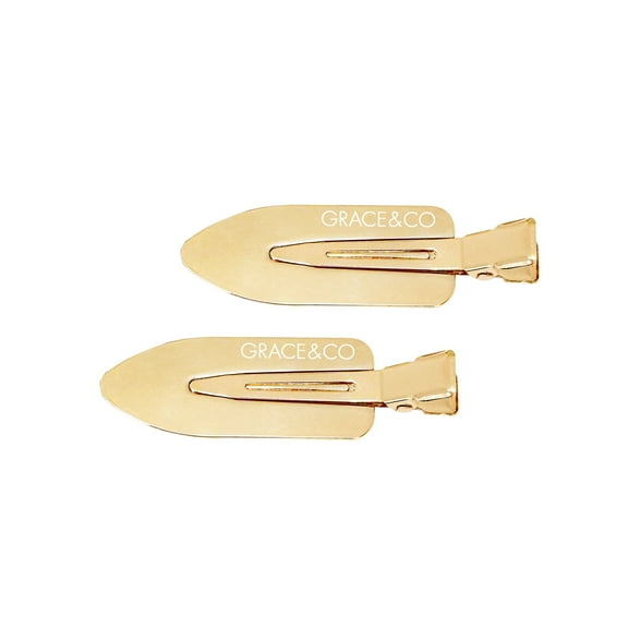 Metallic Creaseless Clips - Gold
