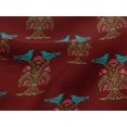 thumbnail image 4 of oneOone Viscose Jersey Fabric Bird & Tree Block Printed Fabric 1 Yard 60 Inch Wide, 4 of 5