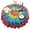 Colorful Tie Dye, variant on Colorful Tie Dye Mandala Pattern Round Tablecloth 60"x60",Wrinkle Wipeable Table Cloth for Kitchen Dining Room Picnic Patio Party