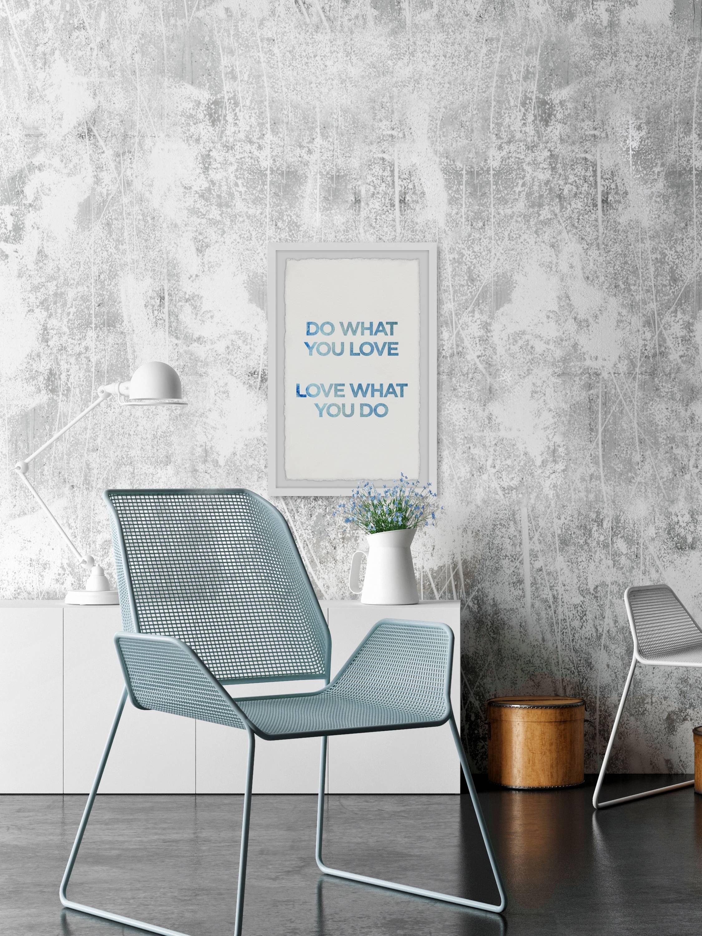 Marmont Hill Blue Do What You Love Framed Wall Art
