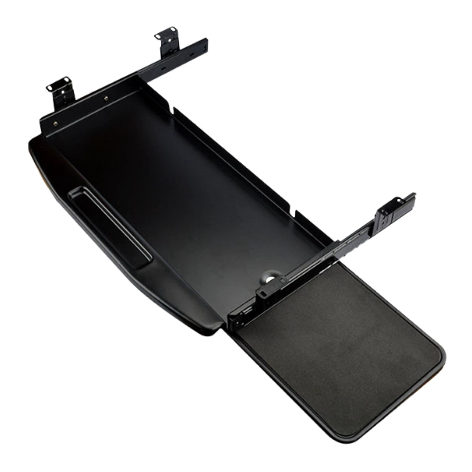 kowaku Keyboard Tray under Desk Sliding Keyboard Drawer Slide Out, Metal, Easy Slip Pull Out Ergonomic Multipurpose for Home Office Black