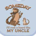 thumbnail image 4 of Inktastic Someday I'll Rock a Beard Like My Uncle-bearded Dragons Boys or Girls Baby Bib, 4 of 4