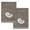 Dark Grey, variant on Elation Embellished Towels