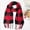 Black+Red, variant on 【74.8" Plaid Scarf】 British-Style Winter Scarf with Tassels – 190cm Long, Warm & Fashionable