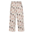 thumbnail image 2 of Wobogo Cute Gift Cat Long Pajama Pants Bottoms Soft Sleepwear with Pockets, 2 of 9