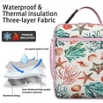 thumbnail image 2 of Starfish Lunch Box: Insulated Ocean Life Bag for School & Office – Reusable, Leakproof, Compact with Pockets, 2 of 6