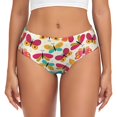 thumbnail image 1 of Fotbe Colorful Butterflies Calzones Estampados para Mujer – Ropa Interior de Algodón, Cómoda, Suave y Elástica-4X-Large, 1 of 6