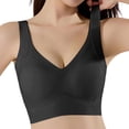 thumbnail image 2 of Jelly Bras for Women V Neck Lightweight Seamless Wireless Anti Sagging Lifting Push Up Bralettes Everyday Bra, 2 of 6