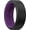 Black&Purple, variant on Silicone Wedding Rings for Men, Unique Inner Design, Rubber Wedding Engagement Ring, 8mm Wide, 2.2mm Thick, Blue, Size 10