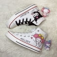 thumbnail image 1 of Zapatos de mujer de primavera y verano, nicho original, zapatos de lona versátiles modificados, zapatillas de deporte casuales japonesas de dibujos animados lindos Kuromi, 1 of 5
