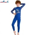 thumbnail image 1 of Traje de buceo para niños perfecl neopreno cremallera protección playa XL azul, 1 of 3