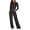 Black, variant on 2 Piece Lounge Set Women Ribbed Knit Tracksuit Long Sleeve Crop Tops Flare Pants Solid Color Slim Fitting Sets Pajamas Fall Outfits (Green M)
