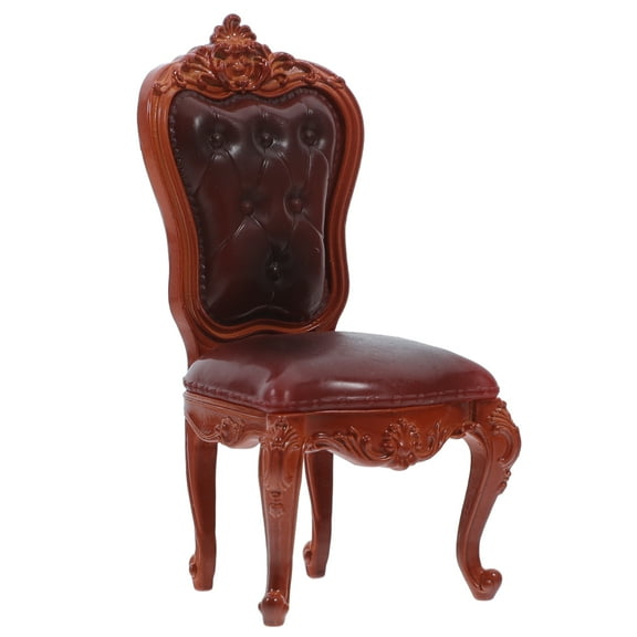 Dollhouse Chair PVC Model Mini Furniture Adorable Miniature
