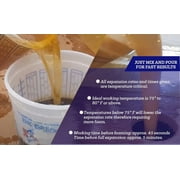 Fiberglass Supply Depot 2 Lb. Density Expanding Foam Kit: 2 Part Closed Cell Polyurethane Liquid Foam for Boat and Dock Flotation, Insulation, Soundproofing and Filling Voids - 1/2 Gallon Kit