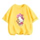 thumbnail image 3 of Camiseta de Anime Hello Kitty, conjuntos de camisetas para niños, moda para mujeres, ropa de manga corta para bebés, camisetas casuales de verano para miércoles, 3 of 5
