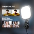 thumbnail image 3 of Luz LED para streaming NEEWER NL10 de 5" bicolor con clip USB, 3 of 8